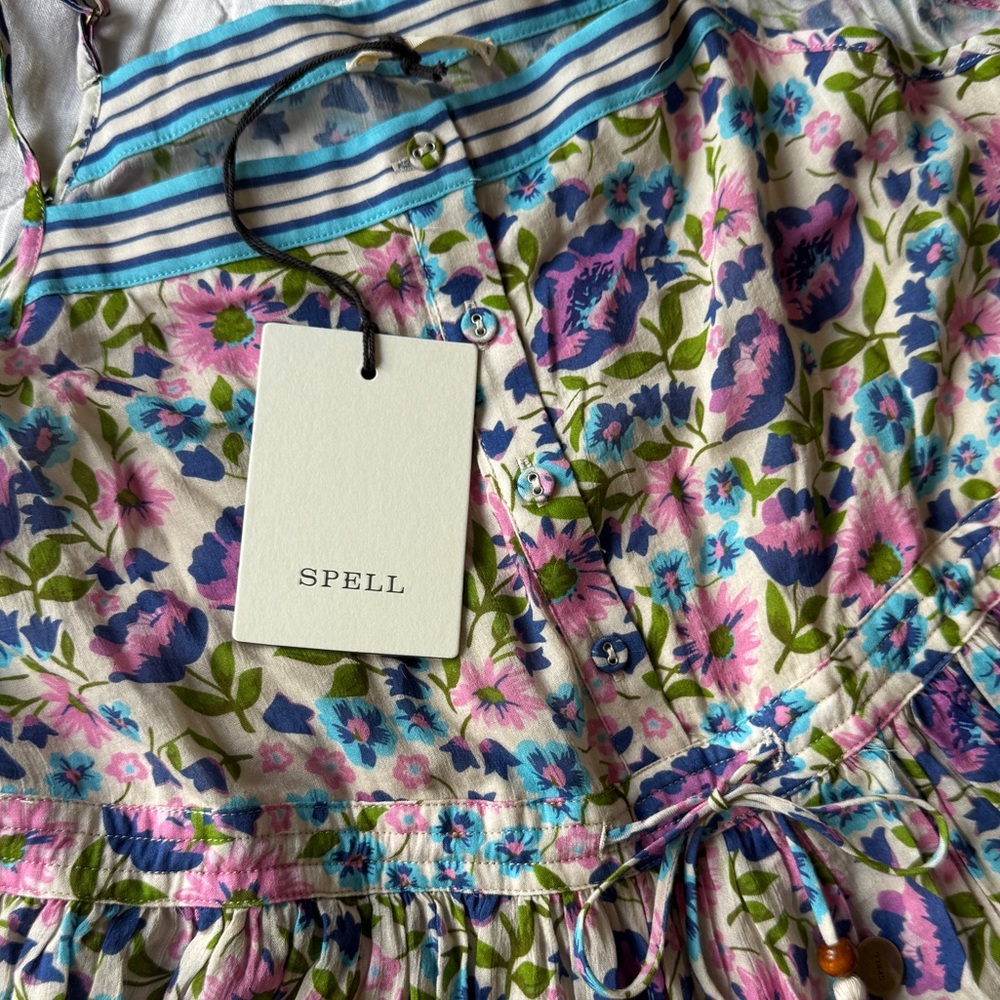 Spell Impala Lily Sundress Iris NWT - Picture 4 of 8